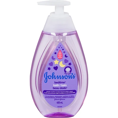 Johnson's Baby Bedtime Bath Wash, Baby Wash and Cleanser 400mL