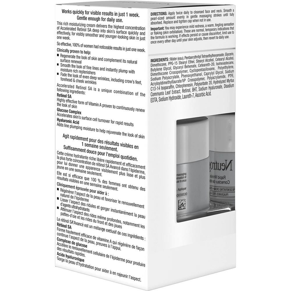 Rapid Wrinkle Repair Regenerating Retinol Face Moisturizer, Fragrance Free