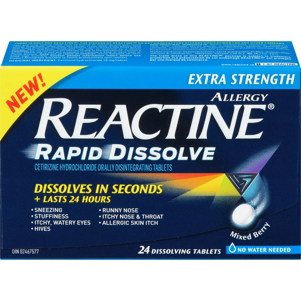 Rapid Dissolve Extra Strength 24 Hour Allergy Medicine