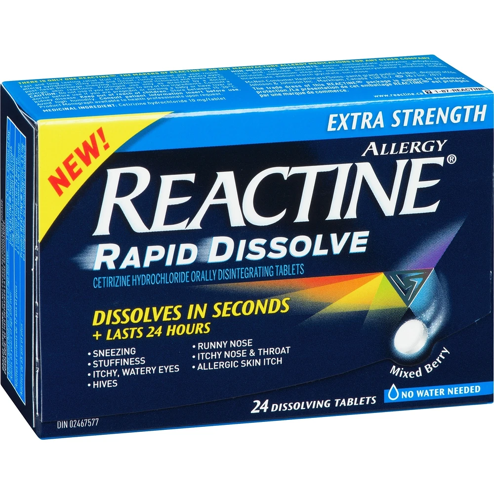 Rapid Dissolve Extra Strength 24 Hour Allergy Medicine