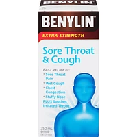 Extra Strength Sore Throat & Cough Relief Syrup