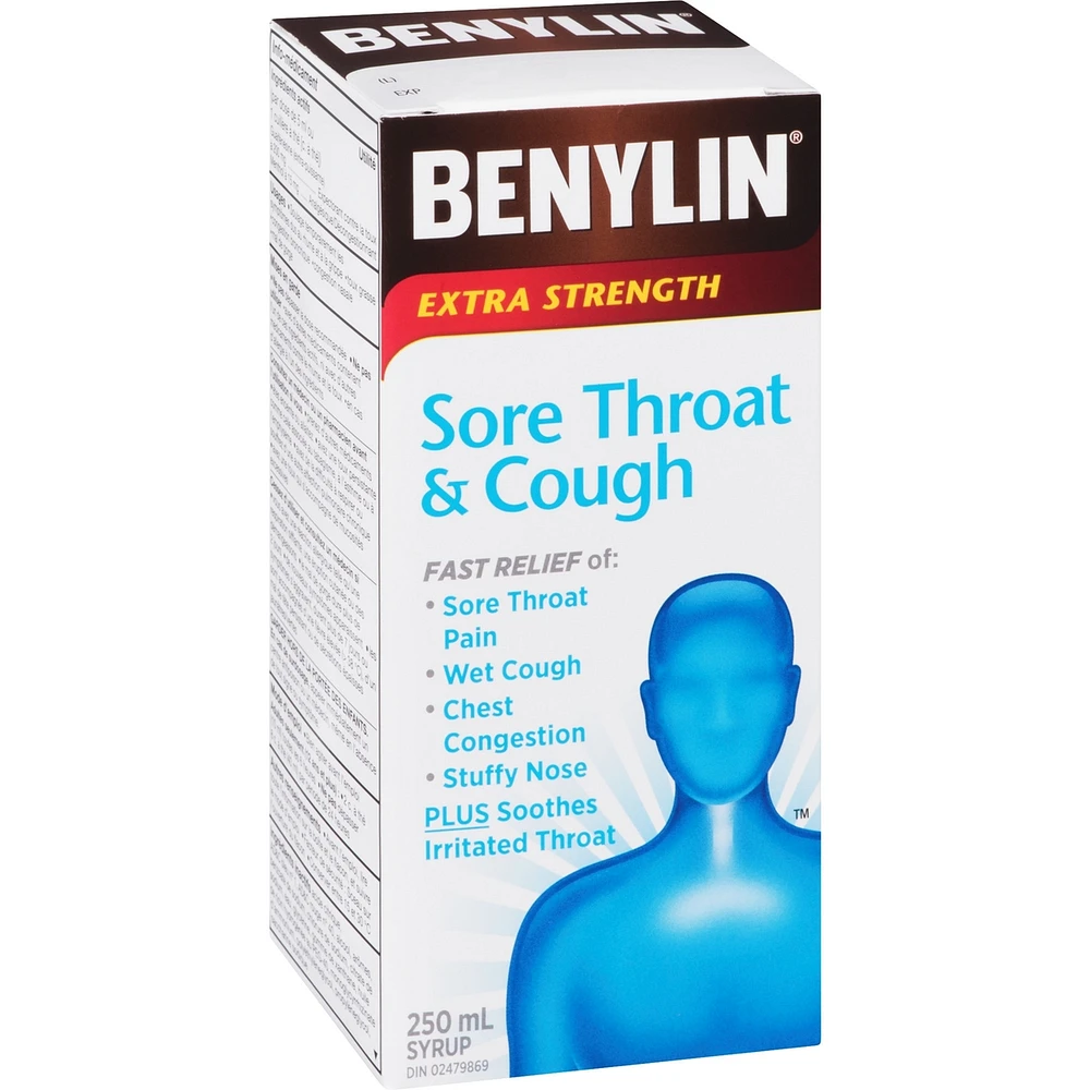 Extra Strength Sore Throat & Cough Relief Syrup