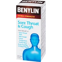 Extra Strength Sore Throat & Cough Relief Syrup