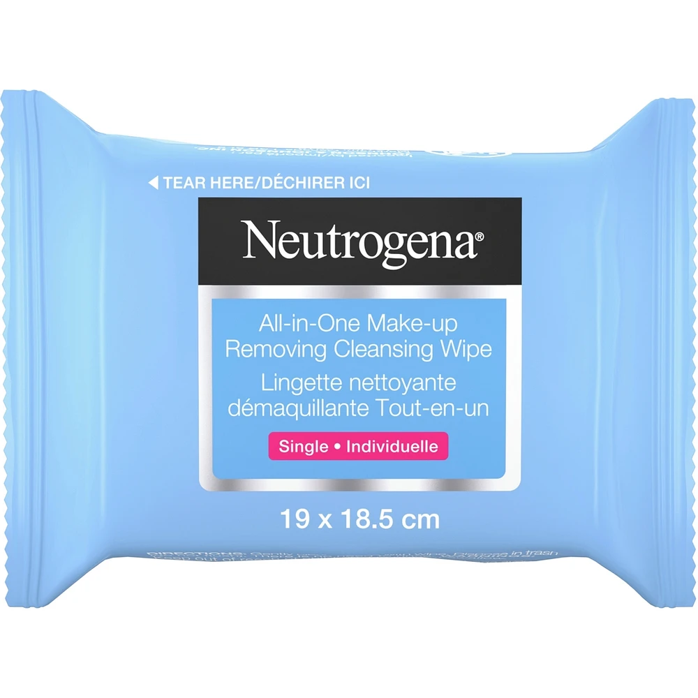 All-in-One Makeup Removing Cleansing Wipe, Waterproof Mascara Removal, Plant Based Biodegradable Wipes