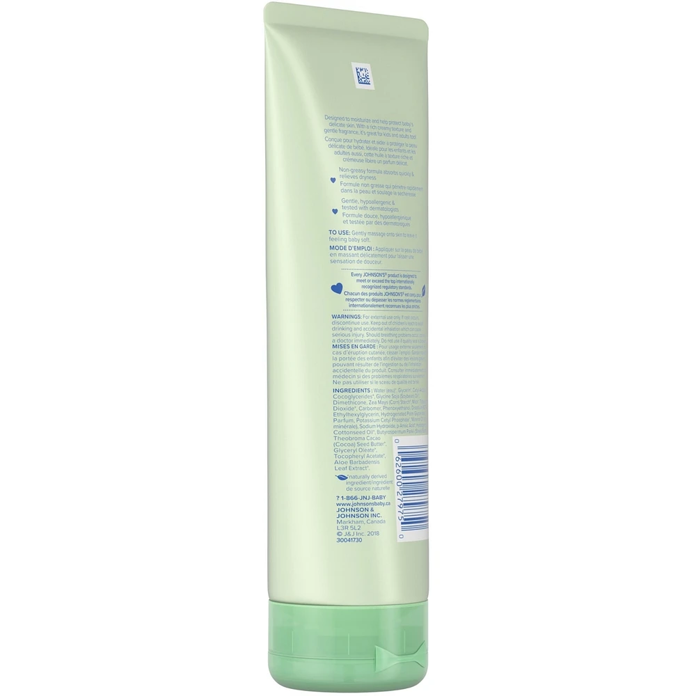 Johnson's Baby Creamy Oil Lotion with Aloe Vera & Vitamin E 236mL