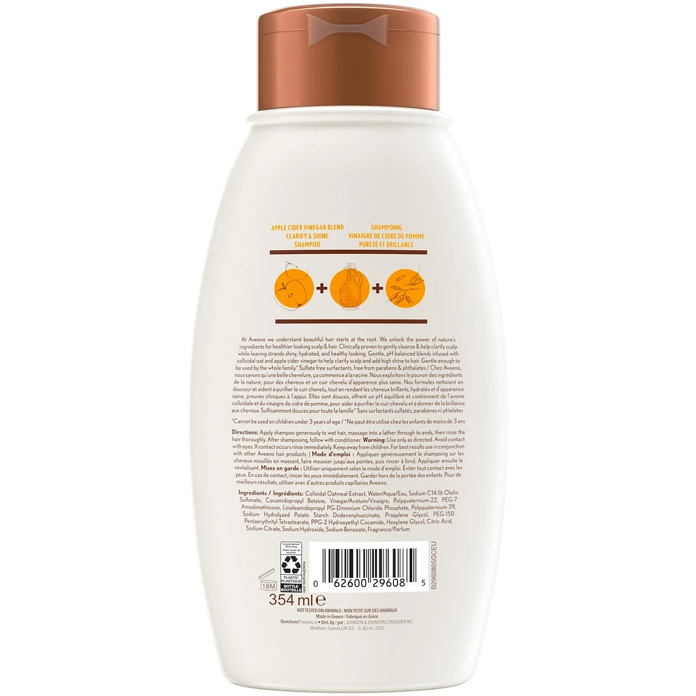 Apple Cider Vinegar Blend Shampoo for Clarify & Shine