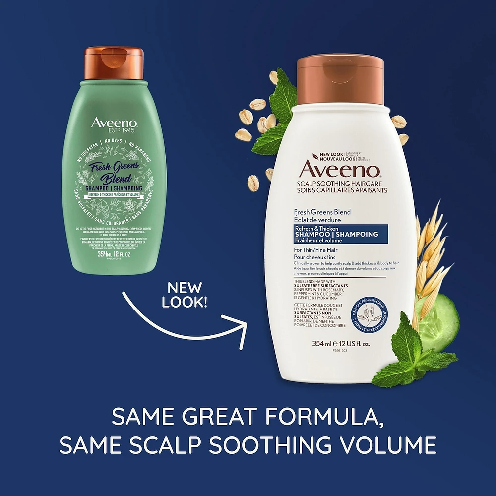 Fresh Greens Blend Shampoo for Refresh & Thicken