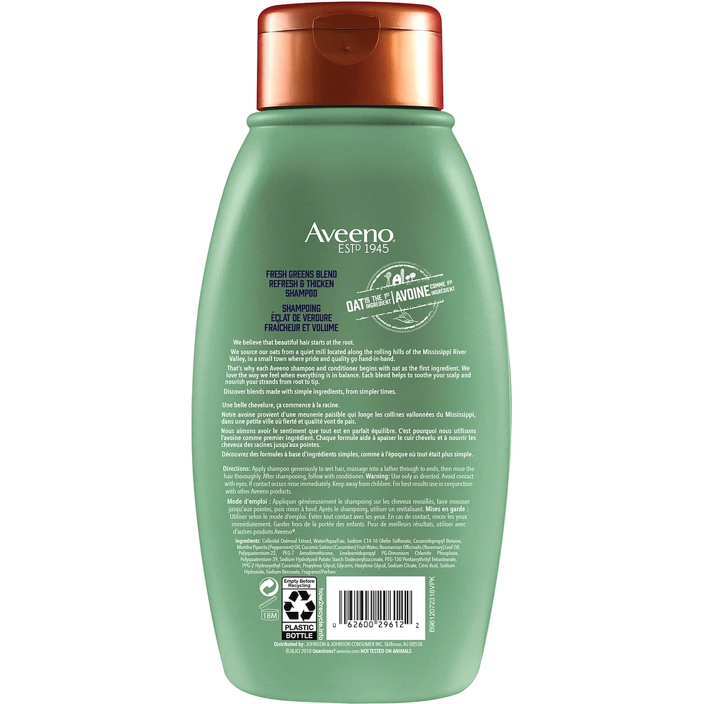 Fresh Greens Blend Shampoo for Refresh & Thicken