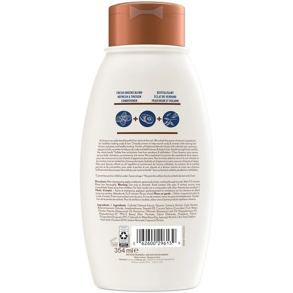 Fresh Greens Blend Conditioner for Refresh & Thicken