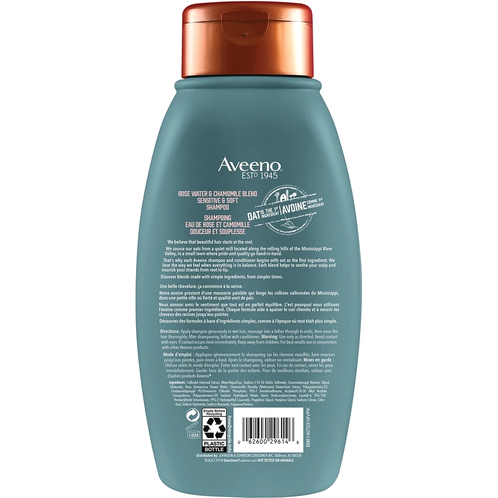 Rose Water and Chamomile Shampoo for Sensitive & Soft