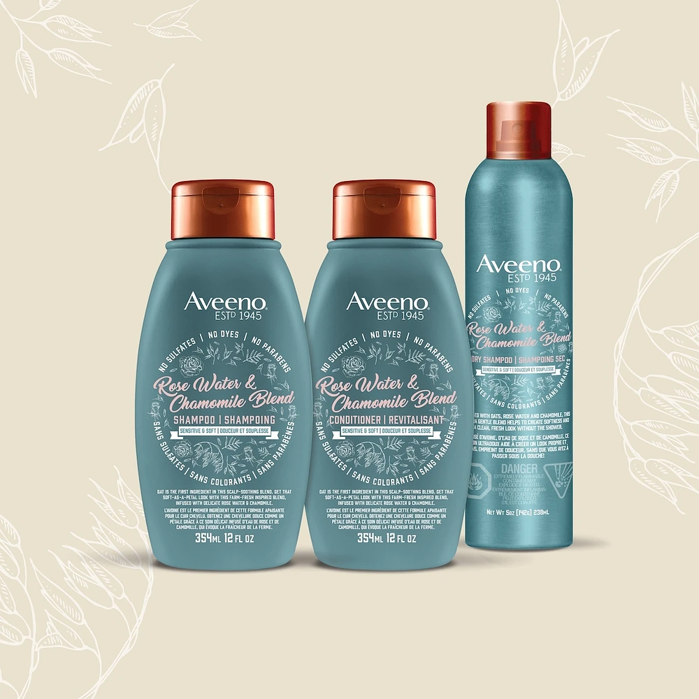 Rose Water and Chamomile Shampoo for Sensitive & Soft