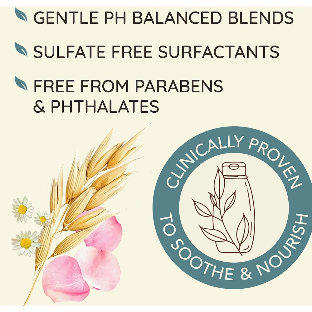 Rose Water and Chamomile Shampoo for Sensitive & Soft