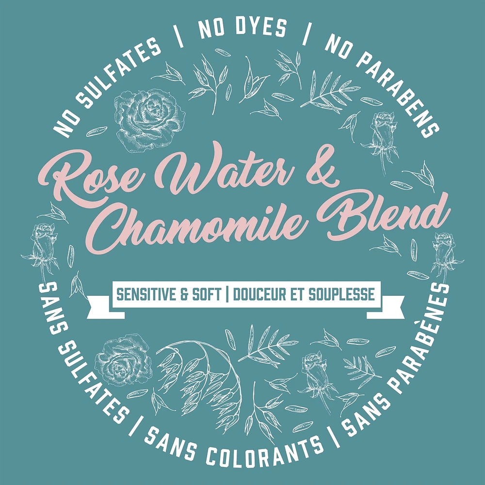 Rose Water and Chamomile Shampoo for Sensitive & Soft