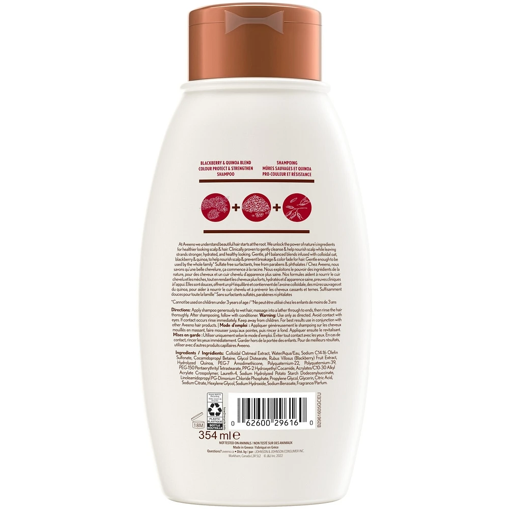 Shampoing Mûres sauvages et protéines de quinoa Pro-couleur et résistance