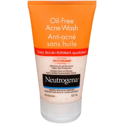 Oil-Free Acne Wash Daily Scrub