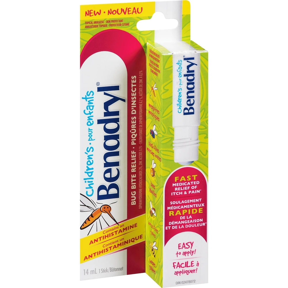 Children's Itch and Pain Relief Stick for Bug Bites 14 ml