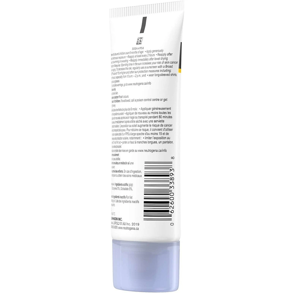 Ultra Sheer Face Sunscreen Lotion Broad Spectrum SPF 45