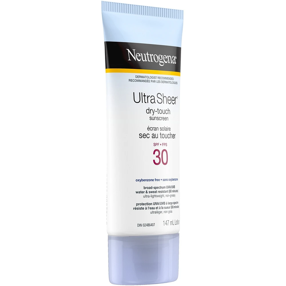 Lotion écran solaire  Ultra Sheer Sec au toucher avec FPS 30