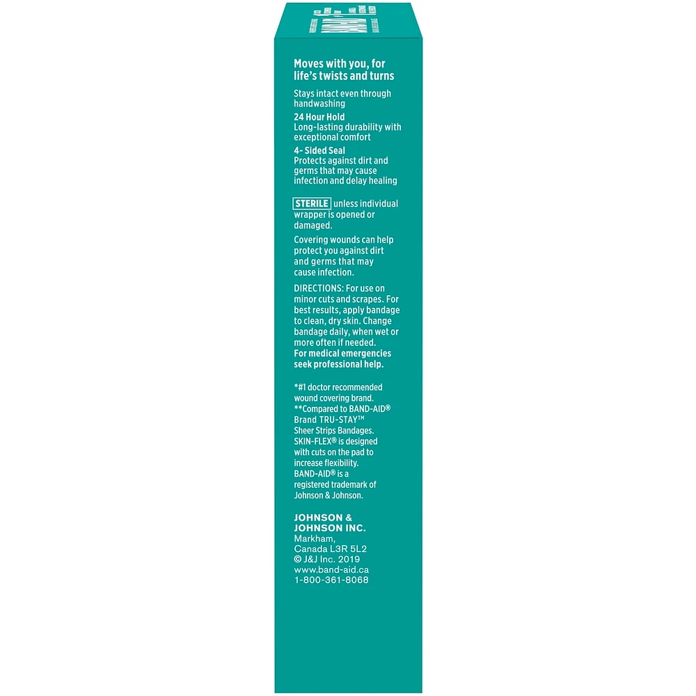 Band-Aid Skin-Flex Adhesive Bandages, Extra Large, 7 ea