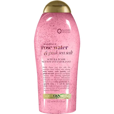 OGX Pink Sea Salt & Rosewater Gentle Soothing Body Scrub