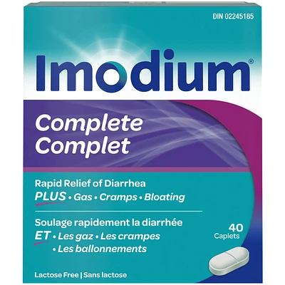 Complete Antidiarrheal and Gas Relief Caplet