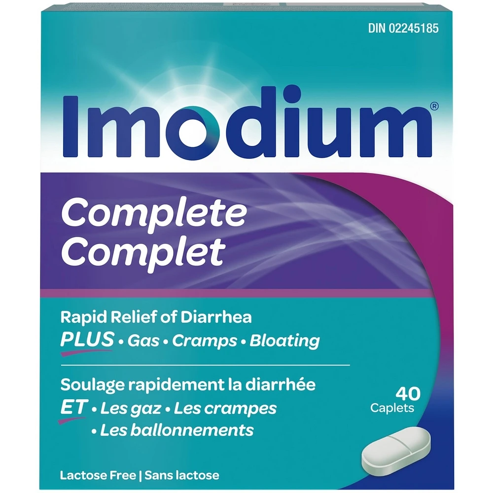 Complete Antidiarrheal and Gas Relief Caplet