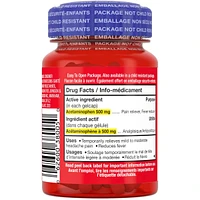 Tylenol Extra Strength Pain Relief Acetaminophen 500mg Rapid Release Gels, 120 Count