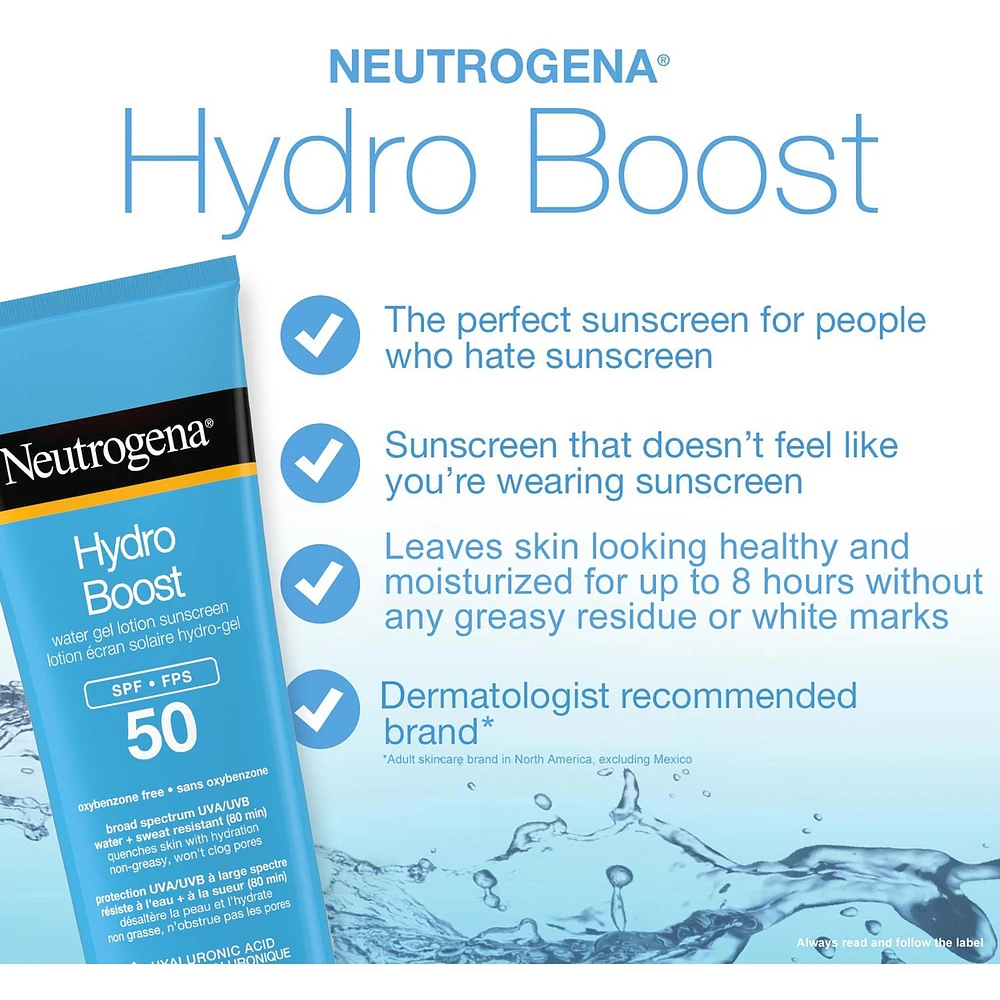 Hydro Boost Water Gel Lotion Sunscreen SPF 50