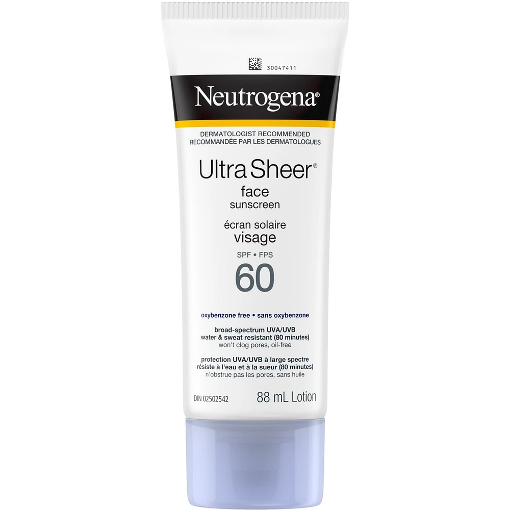 Ultra Sheer Face Sunscreen SPF 60