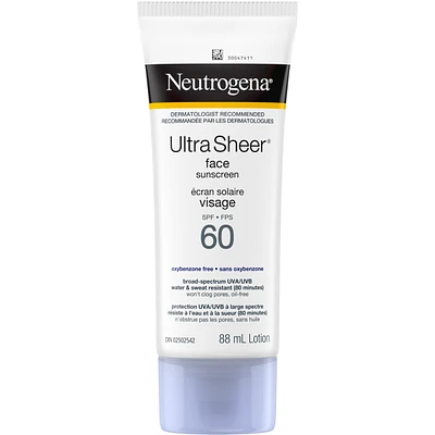 Ultra Sheer Face Sunscreen SPF 60
