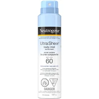 Ultra Sheer Body Mist Sunscreen SPF 60