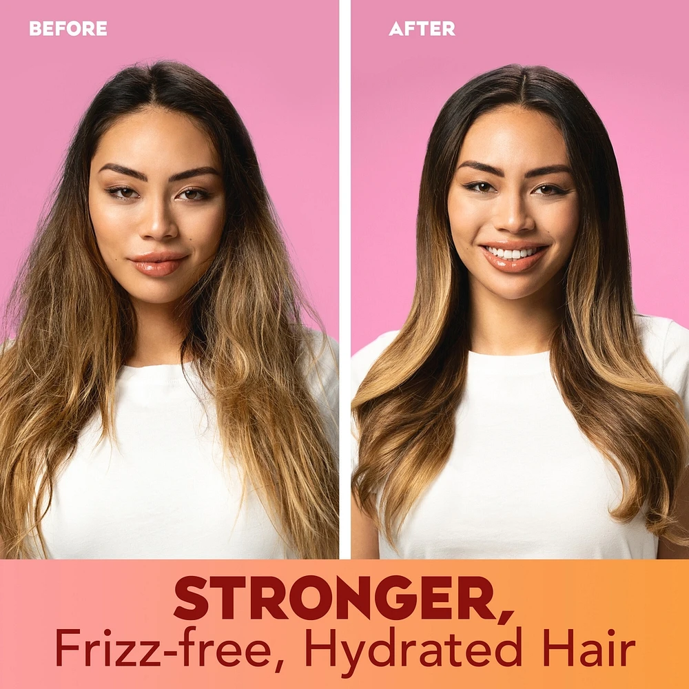 Frizz-Free + Keratin Smoothing Oil Shampoo, 5 in 1, for Frizzy or Shiny Hair