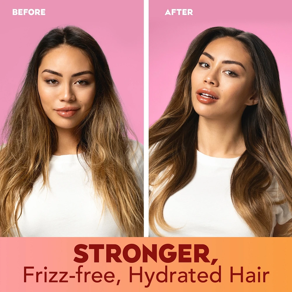 Frizz-Free + Keratin Smoothing Oil Conditioner, 5 in 1, for Frizzy Hair, Shiny Hair
