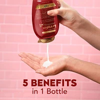 Frizz-Free + Keratin Smoothing Oil Conditioner, 5 in 1, for Frizzy Hair, Shiny Hair