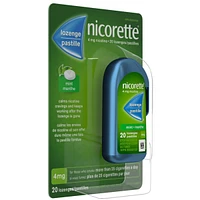 Nicotine Lozenges, 4mg, Mint, 20 Count