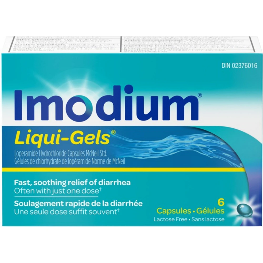 Imodium Diarrhea Relief, Liqui-Gels