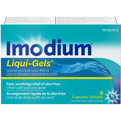 Imodium Diarrhea Relief, Liqui-Gels