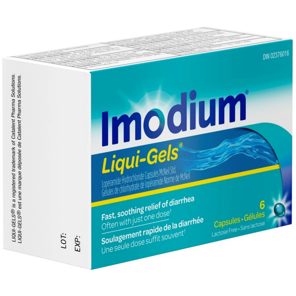 Imodium Diarrhea Relief, Liqui-Gels