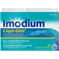 Imodium Liquid Gels 12s