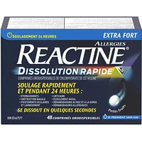 Reactine Rapid Dissolve Allergy Relief, Extra Strength, 48 Tablets
