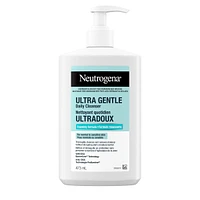 Daily Foaming Facial Cleanser, Makeup Remover Face Wash, Ultra Gentle