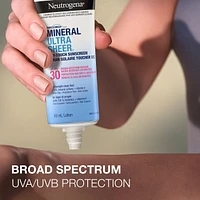 Mineral Ultra sheer dry-Touch Sunscreen Lotion Spf 30