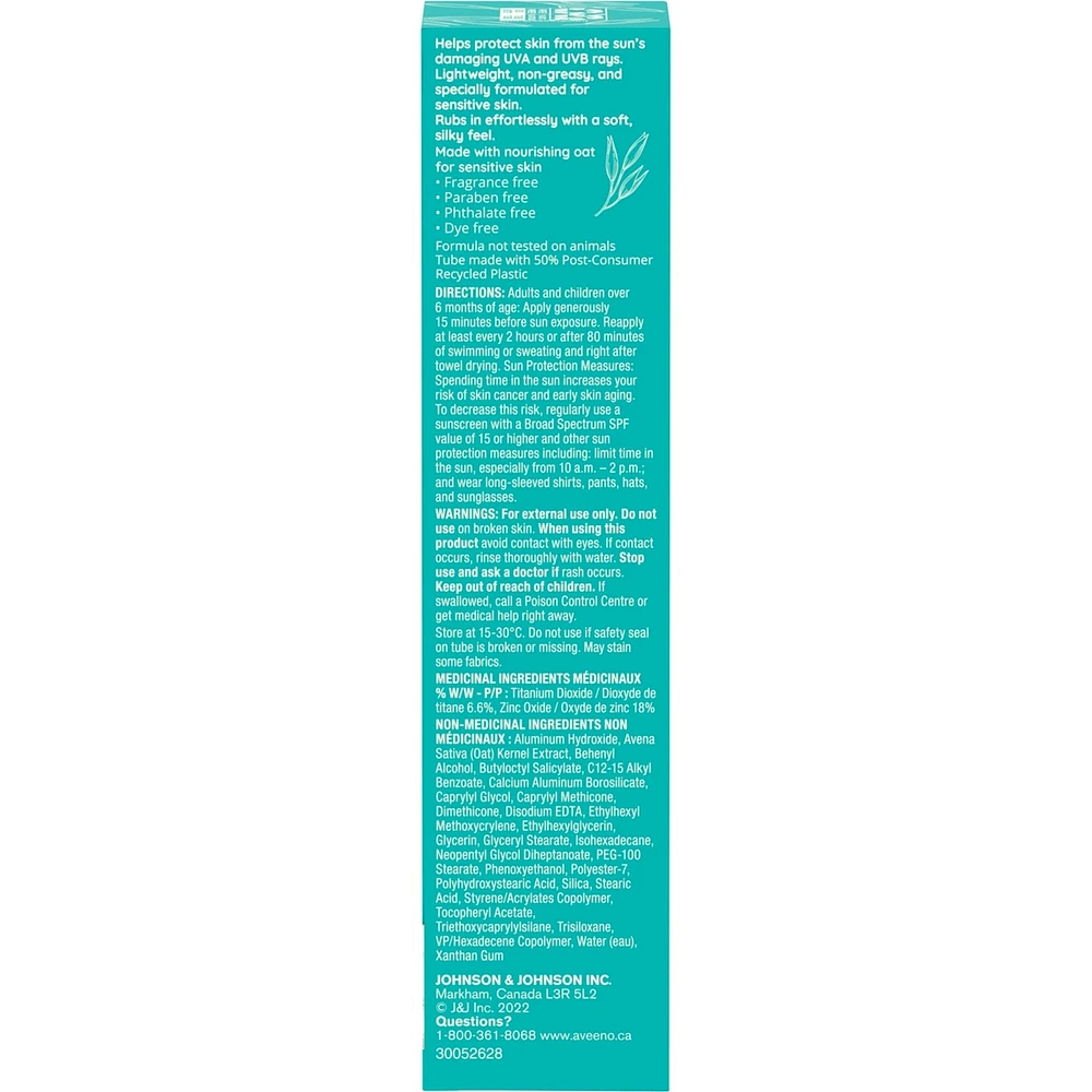 Protect  Soothe Face Mineral Sunscreen Spf 30
