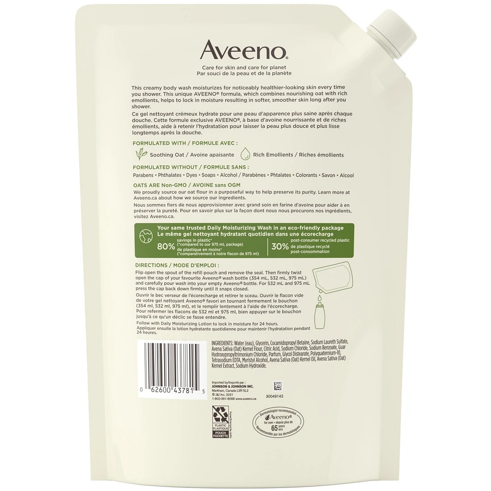 Daily Moisturizing Body Wash Refill Pouch