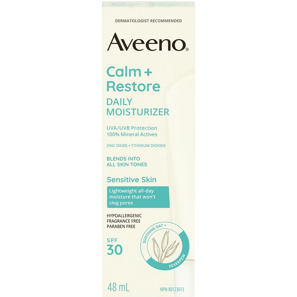 Calm Restore Daily Face Moisturizer SPF 30