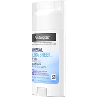 Mineral Ultra Sheer Dry-Touch Face & Body Sunscreen Stick SPF 50