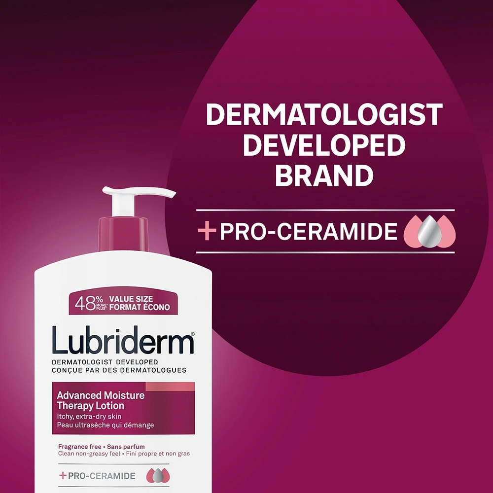 Advanced Moisture Therapy Lotion, Vitamin E, Pro-Vitamin B5, Pro Ceramide, Dry Skin