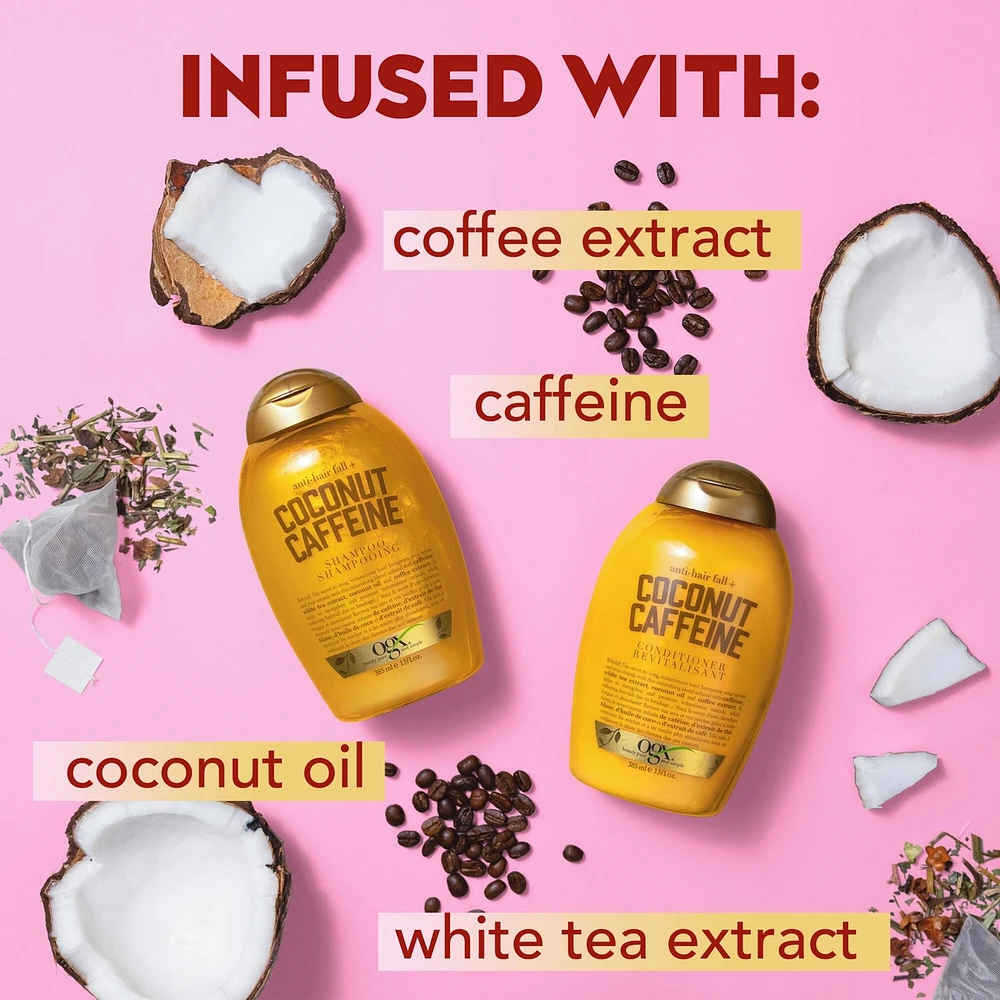 Anti-Hair Fall + Coconut Caffeine Strengthening Shampoo
