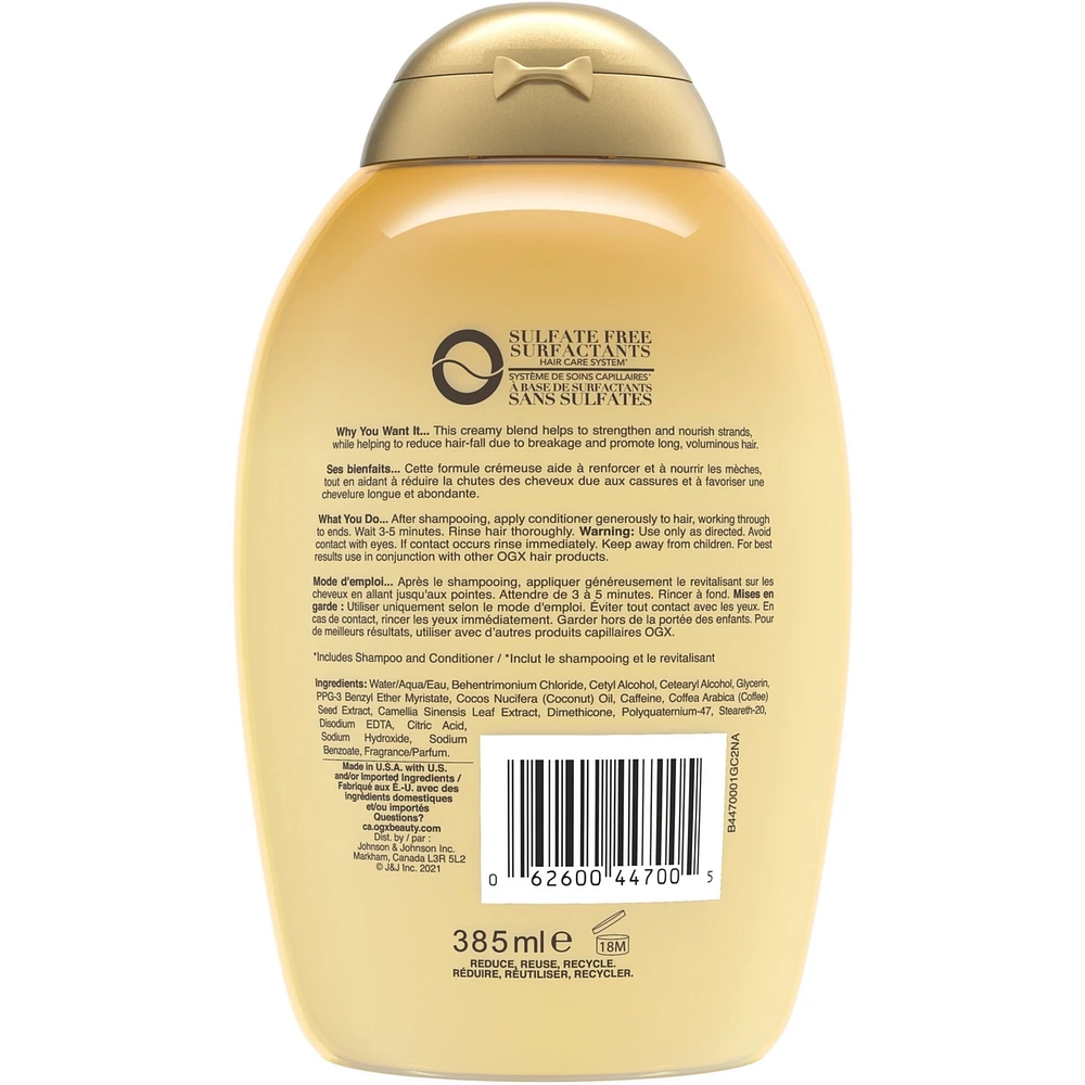 Anti-Hair Fall + Coconut Caffeine Strengthening Conditioner