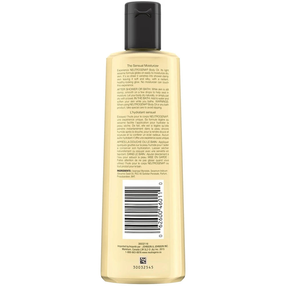 Body Oil Sesame Formula